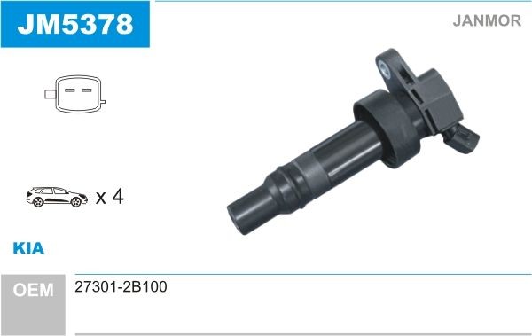 JANMOR JM5378: Bobina de encendido