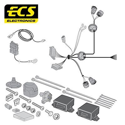 ECS LR-009-BH: Ansamblu electric, bara de remorcare Decuplare nenecesara