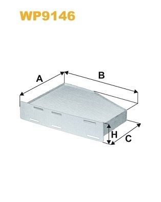 WIX FILTERS WP9146: Filtre d'habitacle Filtre à particules