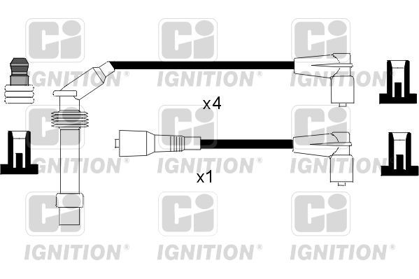 QUINTON HAZELL XC942: Augstsprieguma vadu komplekts CI 165mm