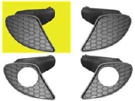 VAN WEZEL 0148596: Ventilatiegrille, bumper Rechts voor