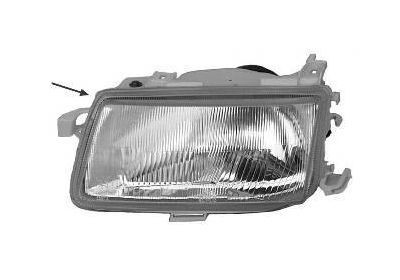 VAN WEZEL 3734948M: Projecteur principal droit, H4, sans commande pour correcteur de site projecteur