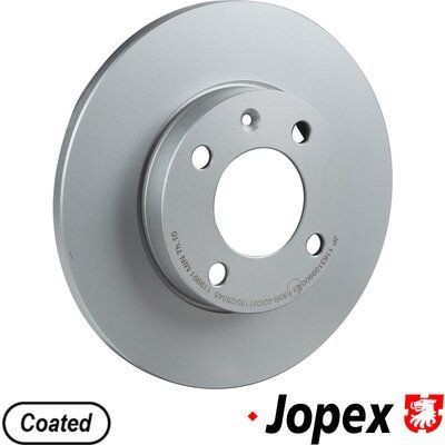 JP GROUP 1163109900: Brzdový kotouč JOPEX levá přední náprava, pravá přední náprava, R: 239mm, plný, R: 239mm, nátěr
