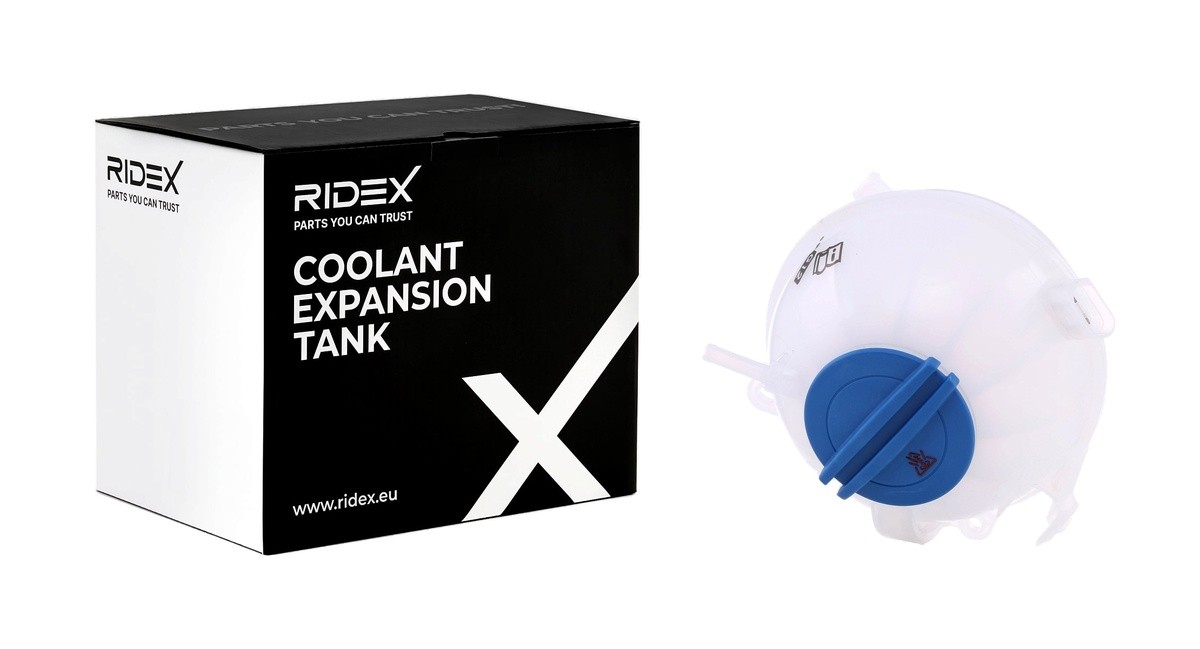RIDEX 397E0156: Ausgleichsbehälter mit Verschlussstopfen, mit Sensor