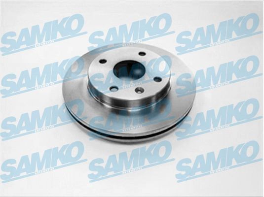 SAMKO O1007V: Disc de frână Ř: 256mm, ventilat interior, Ř: 256mm