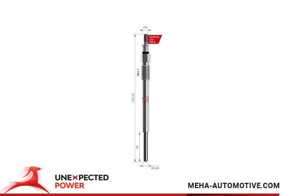 MEHA AUTOMOTIVE MH70125: Bougie de préchauffage