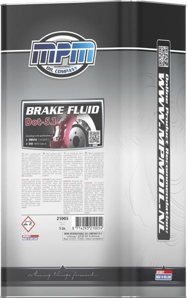 MPM 21005: Brzdová kapalina Brake Fluid DOT 5.1