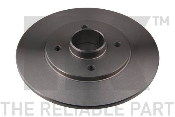 NK 203918: Disco de freno Ø: 238mm, macizo, Ø: 238mm, aceitado, sin cojinete rueda, sin anillo sensor ABS