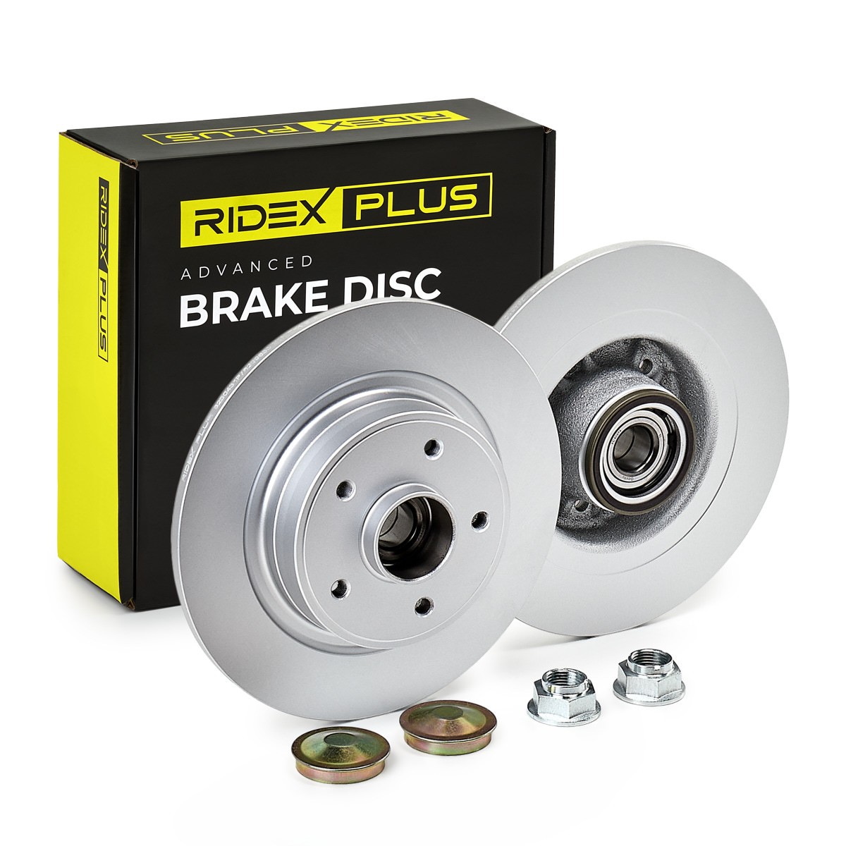 RIDEX PLUS 82B0431P: Piduriketas Ø: 274mm, täis, Ø: 274mm, teljemutriga, koos integreeritud magnetilise anduriga, koos rattalaagriga, ilma rattakinnituspoltideta, koos rattakeskmega