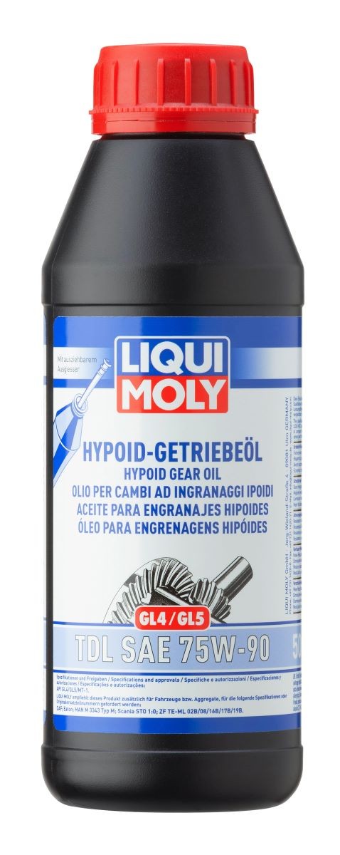 LIQUI MOLY 1406: Versnellingsbakolie Hypoid-Getriebeöl, GL4/5 TDL