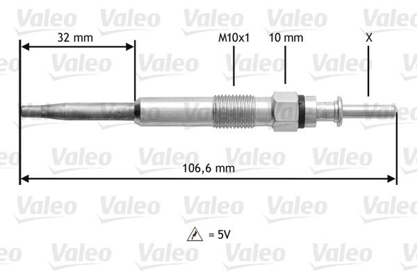 VALEO 345134: Bougie de préchauffage