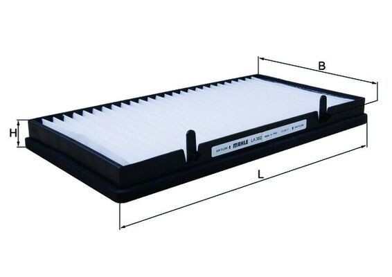 KNECHT LA 382: Filtrs, Salona telpas gaiss Daļiņu filtrs