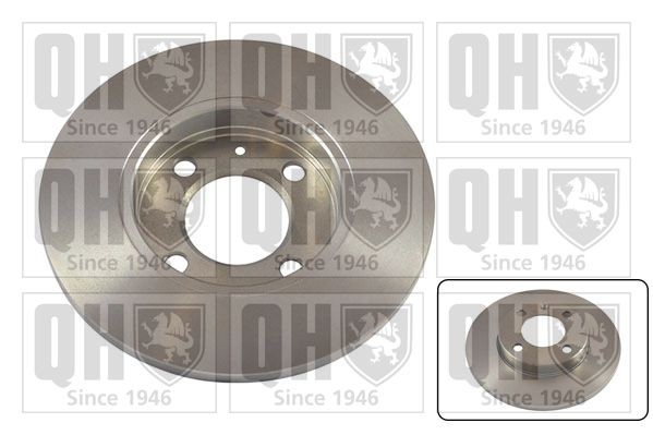 QUINTON HAZELL BDC1046: Brzdový kotouč R: 239mm, plný, R: 239mm