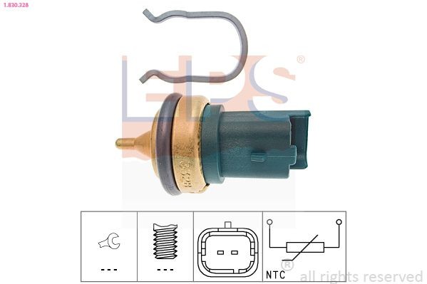 EPS 1.830.328: Senzor, temperatura lichid de racire Made in Italy - OE Equivalent