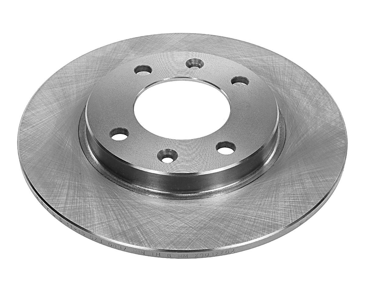 MEYLE 11-15 523 0037: Bremseskive bagaksel, Ø: 247mm, fuldstændigt, Ø: 247mm, Quality Kit