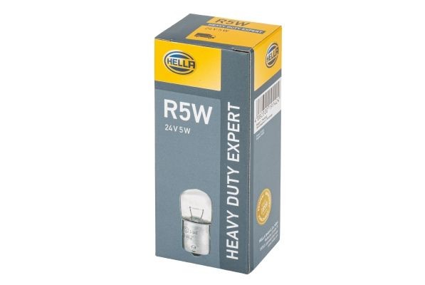 HELLA 8GA 002 071-261: Ampoule de clignotant HEAVY DUTY EXPERT 24V, R5W