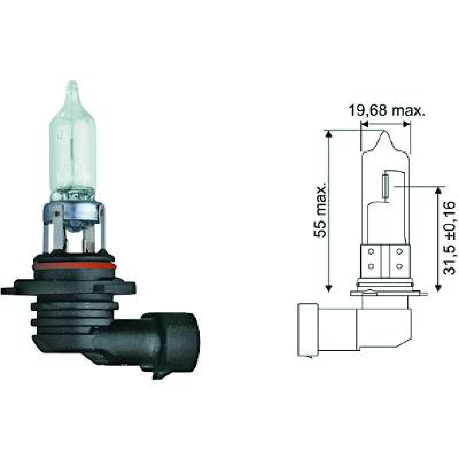 DIEDERICHS LID10026: Λυχνία, μεγάλα φώτα 12V, 60W, HB3 Long Life