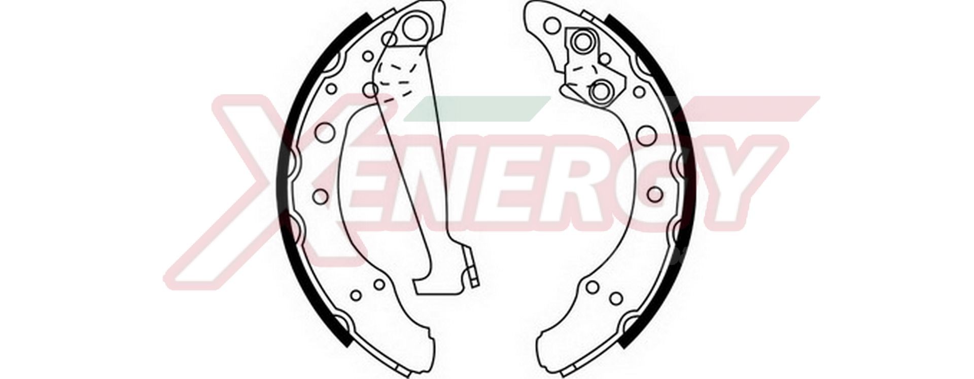 AP XENERGY X50231: Juego de zapatas de frenos 200mm