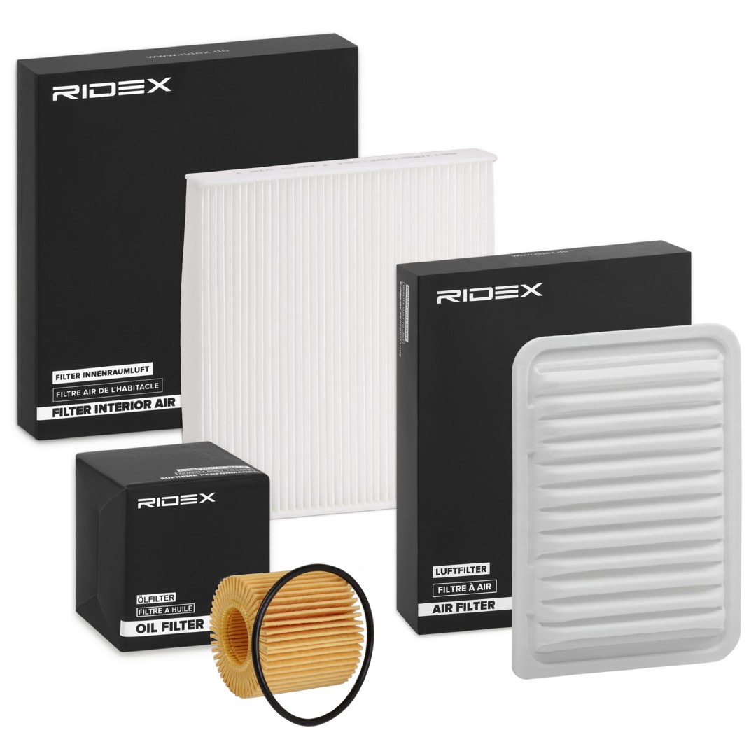 RIDEX 4055F20424: Комплект филтри