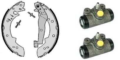 BREMBO H 06 005: Juego de zapatas de frenos STANDARD KIT