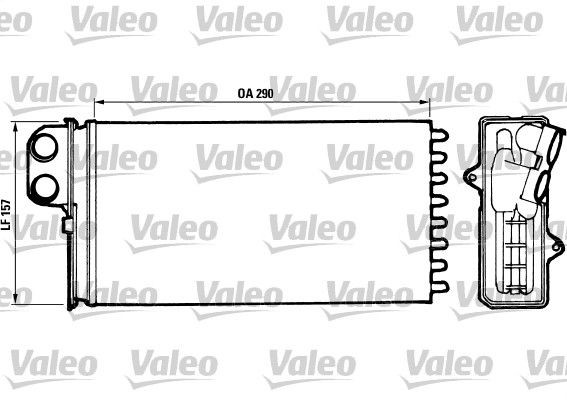 VALEO 812037: Kachelradiateur, interieurverwarming