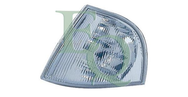 EQUAL QUALITY GA7729: Clignotant avant gauche, blanc, sans porte-lampe
