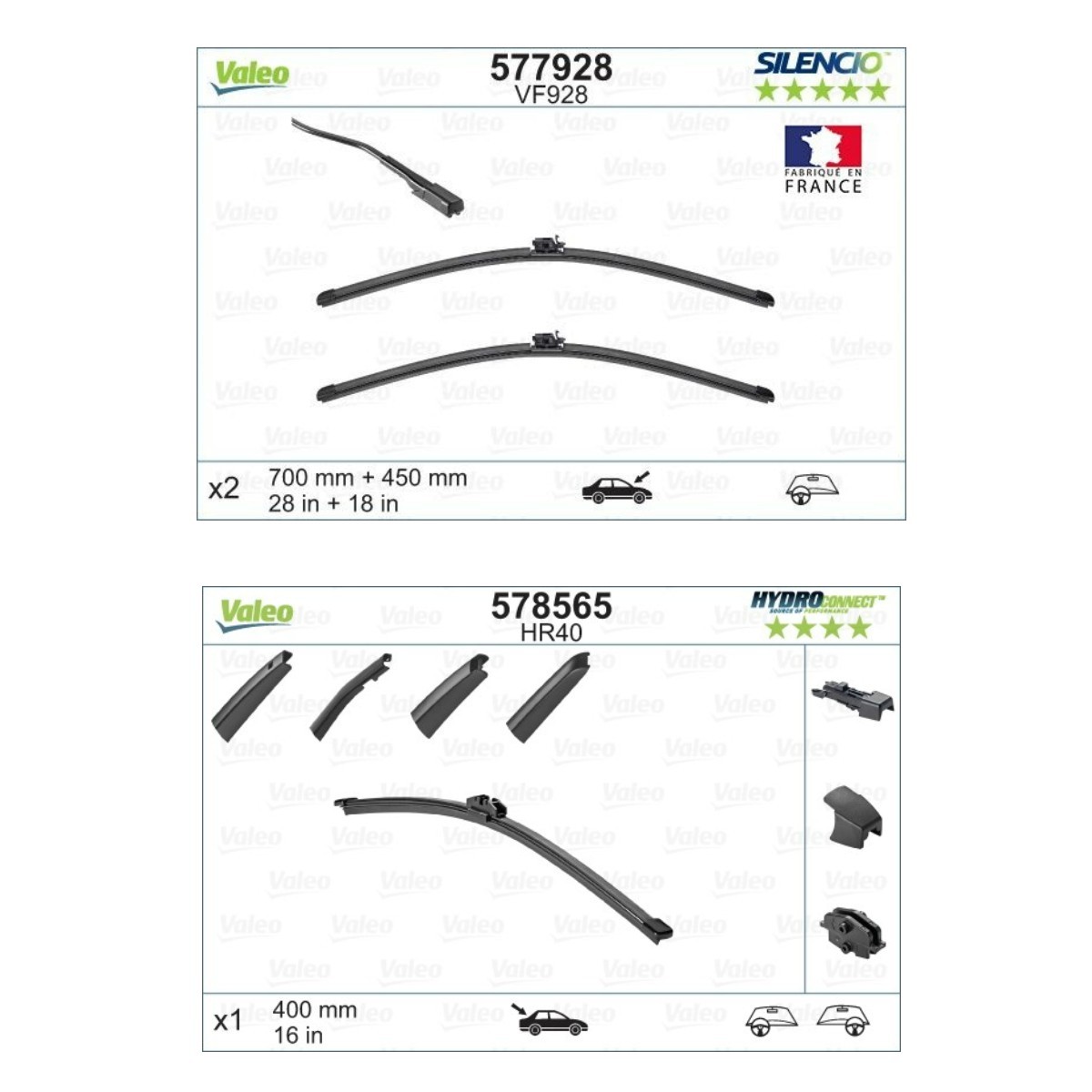 VALEO VAL298N0042: Essuie-glace 700, 400mm