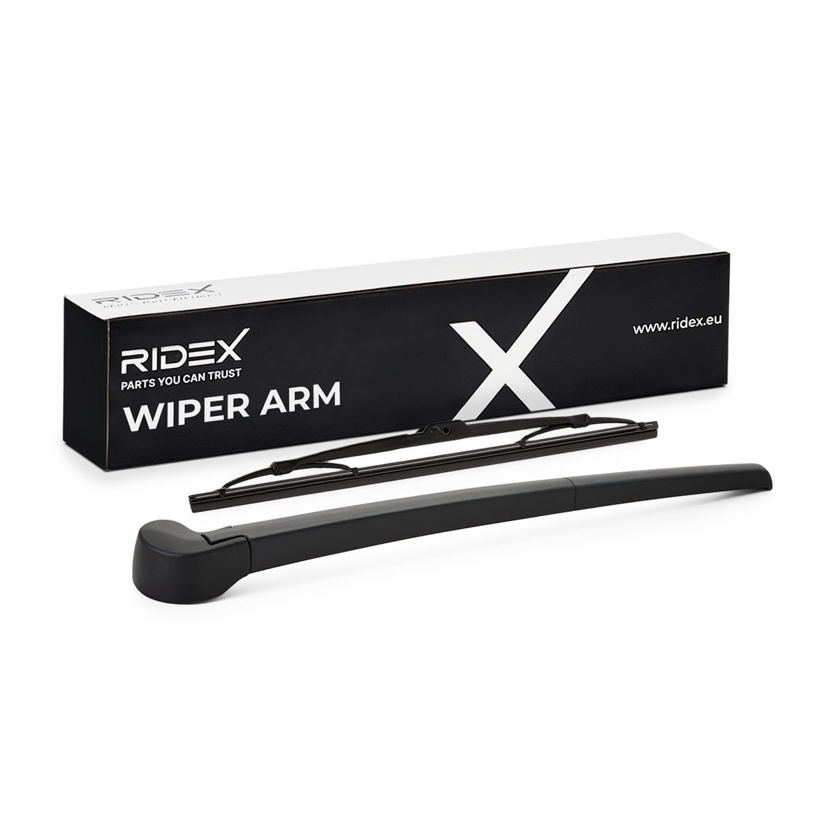 RIDEX 301W0018: Bras d'essuie-glace arrière, 330mm, avec cache, avec balai d'essuie-glace intégré