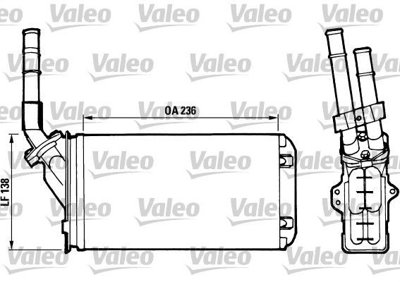 VALEO 812002: Kachelradiateur, interieurverwarming