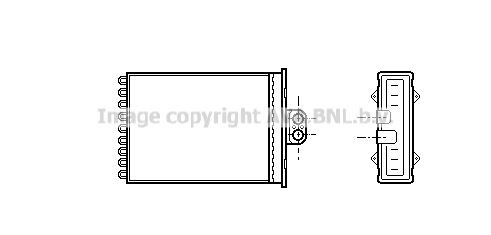 PRASCO OL6217: Kachelradiateur, interieurverwarming