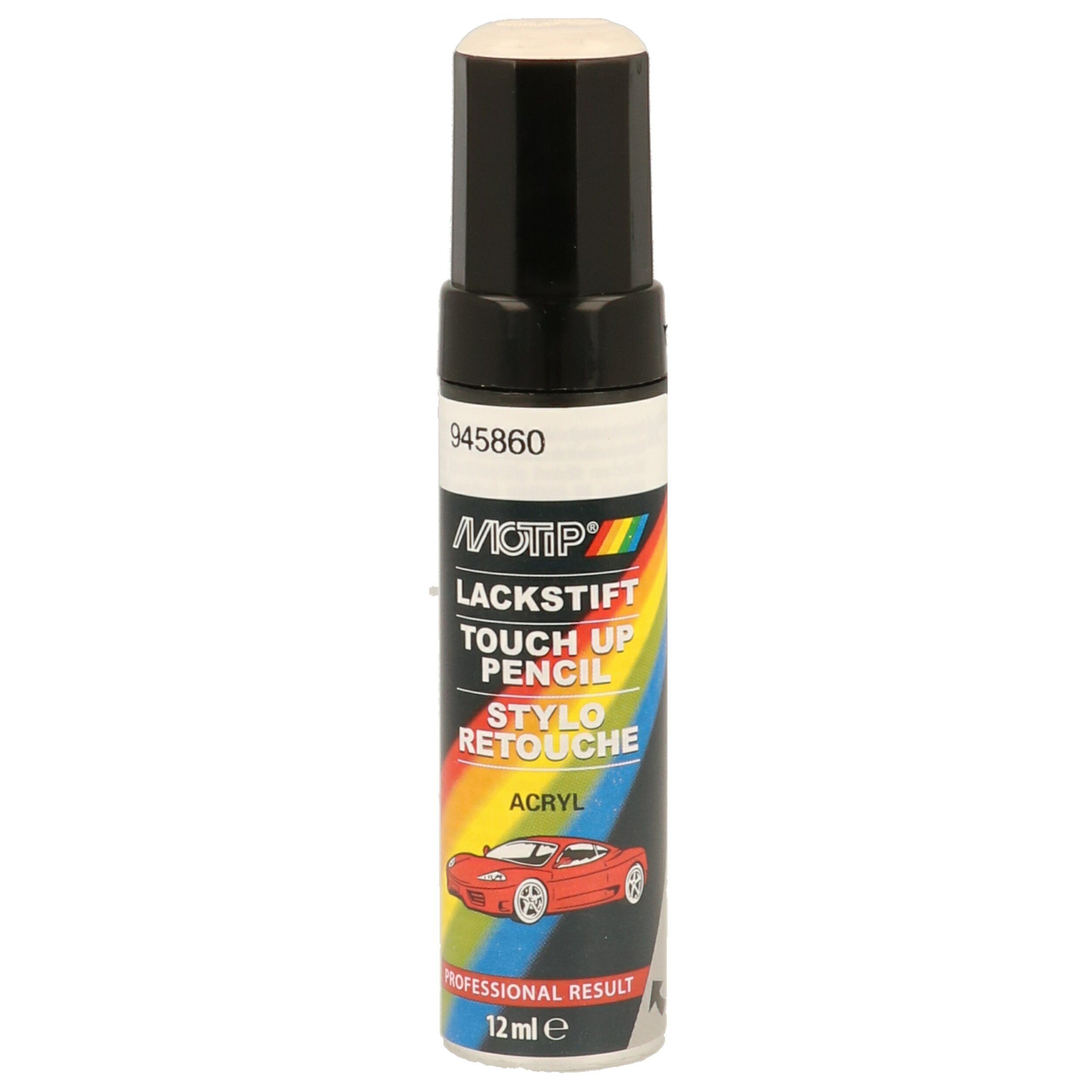 MOTIP 945860: Veicolo - Vernice combinata Wheel Paint black gloss 500 ml