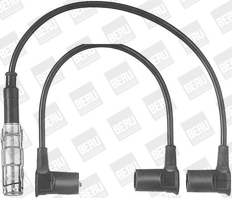 BERU ZEF558: Kit cavi candele 347mm