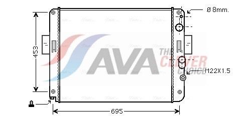AVA COOLING SYSTEMS HY8416: Elektromotor vnútorného ventilátora