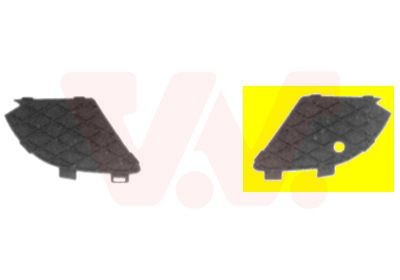 VAN WEZEL 3029591: Ventilatiegrille, bumper Links voor