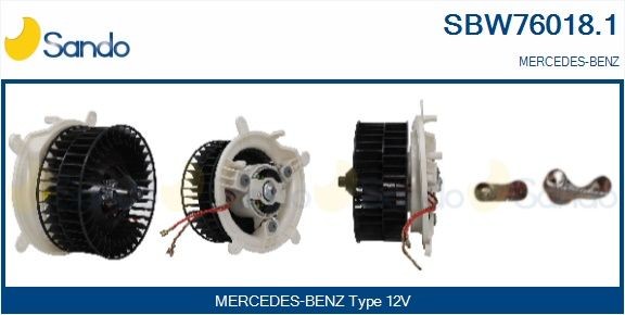 SANDO SBW76018.1: Vnútorný ventilátor 12V