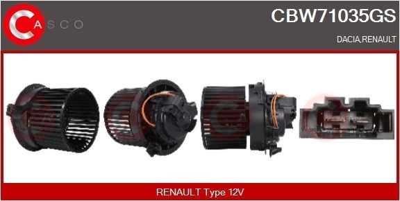 CASCO CBW71035GS Innenraumgebläse Genuine 12V