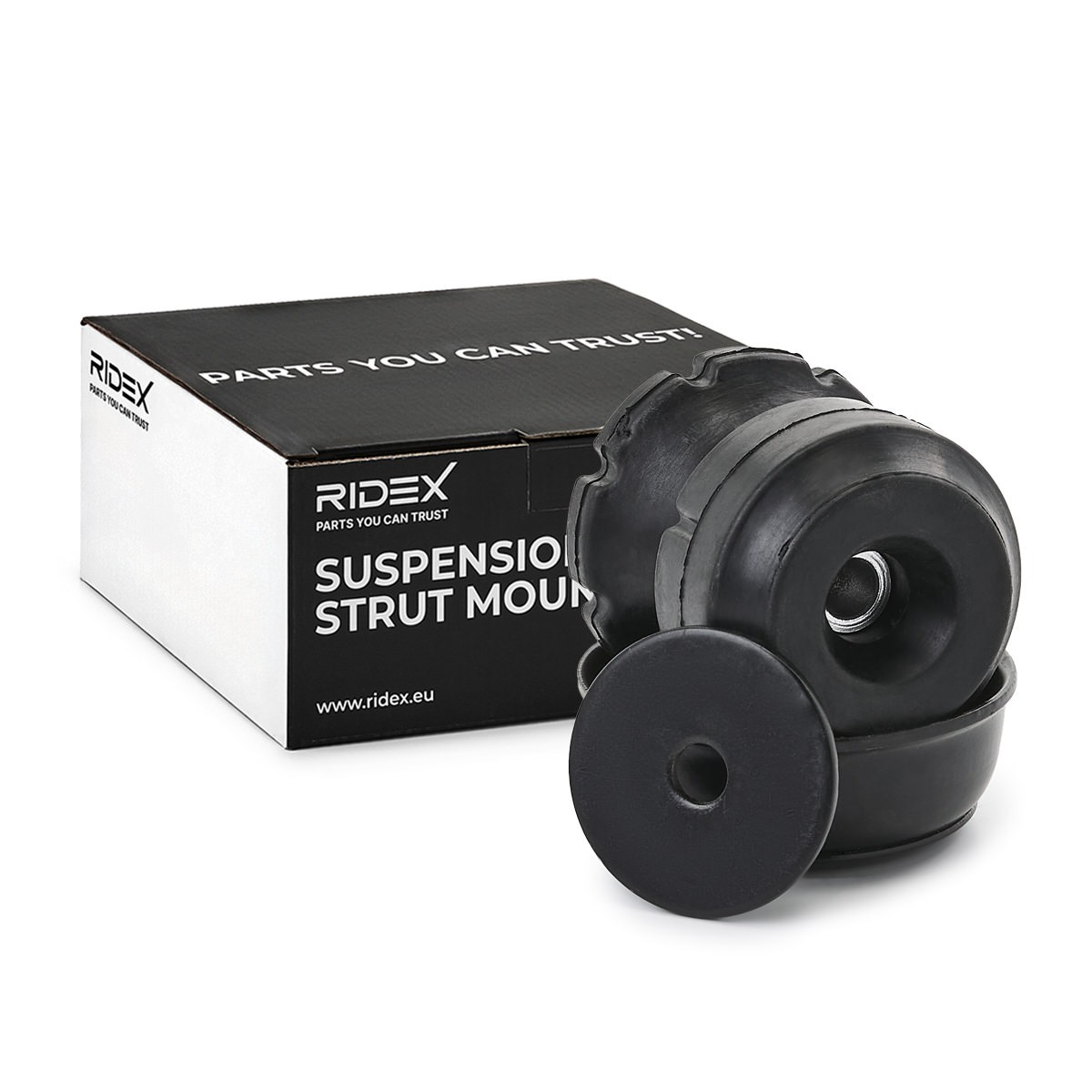RIDEX 1180S0555: Copela de amortiguador Eje delantero
