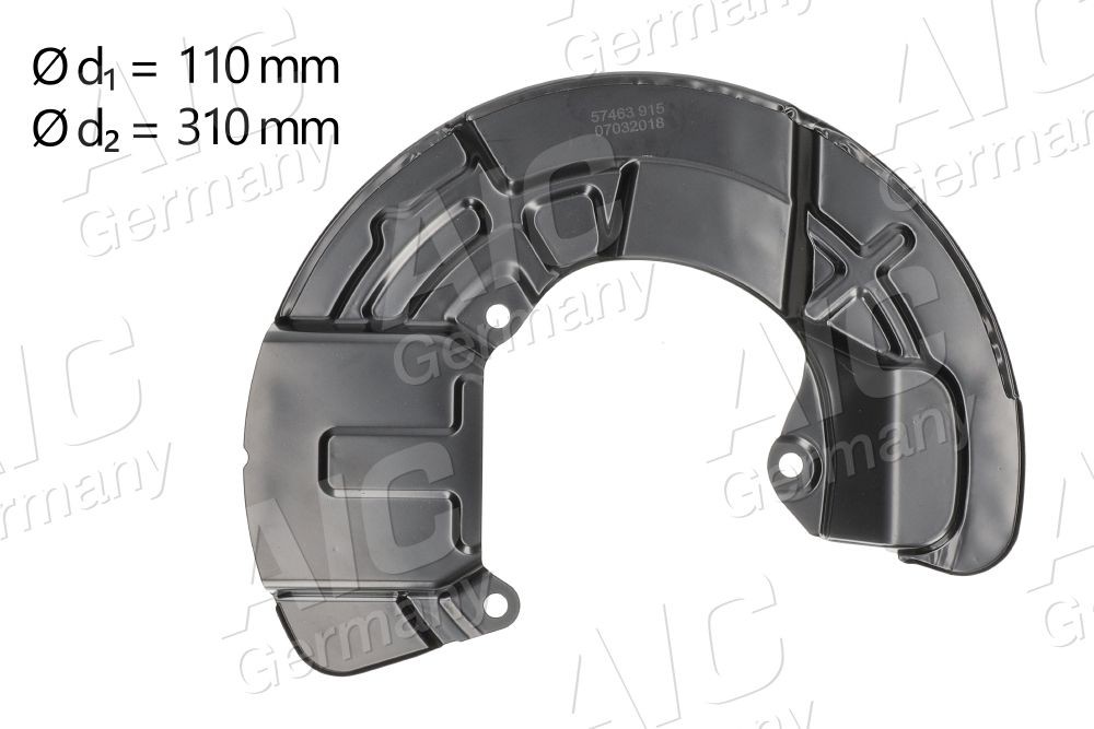AIC 57463 Ankerblech Original AIC Quality Vorderachse rechts