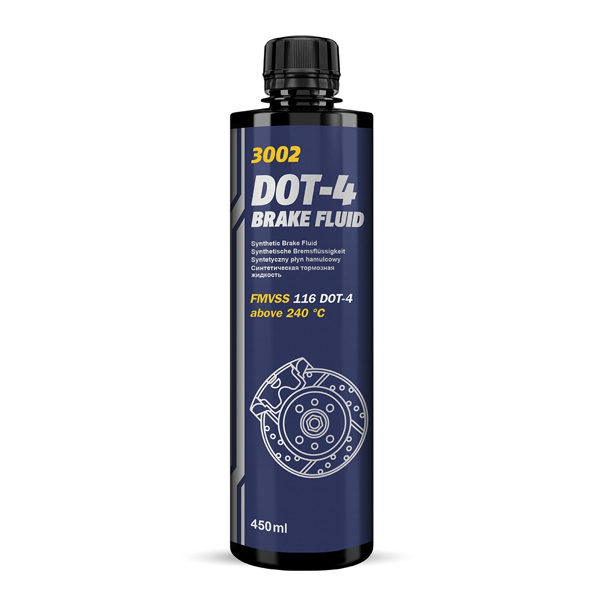 MANNOL MN3002-05: Remvloeistof DOT-4 BRAKE FLUID