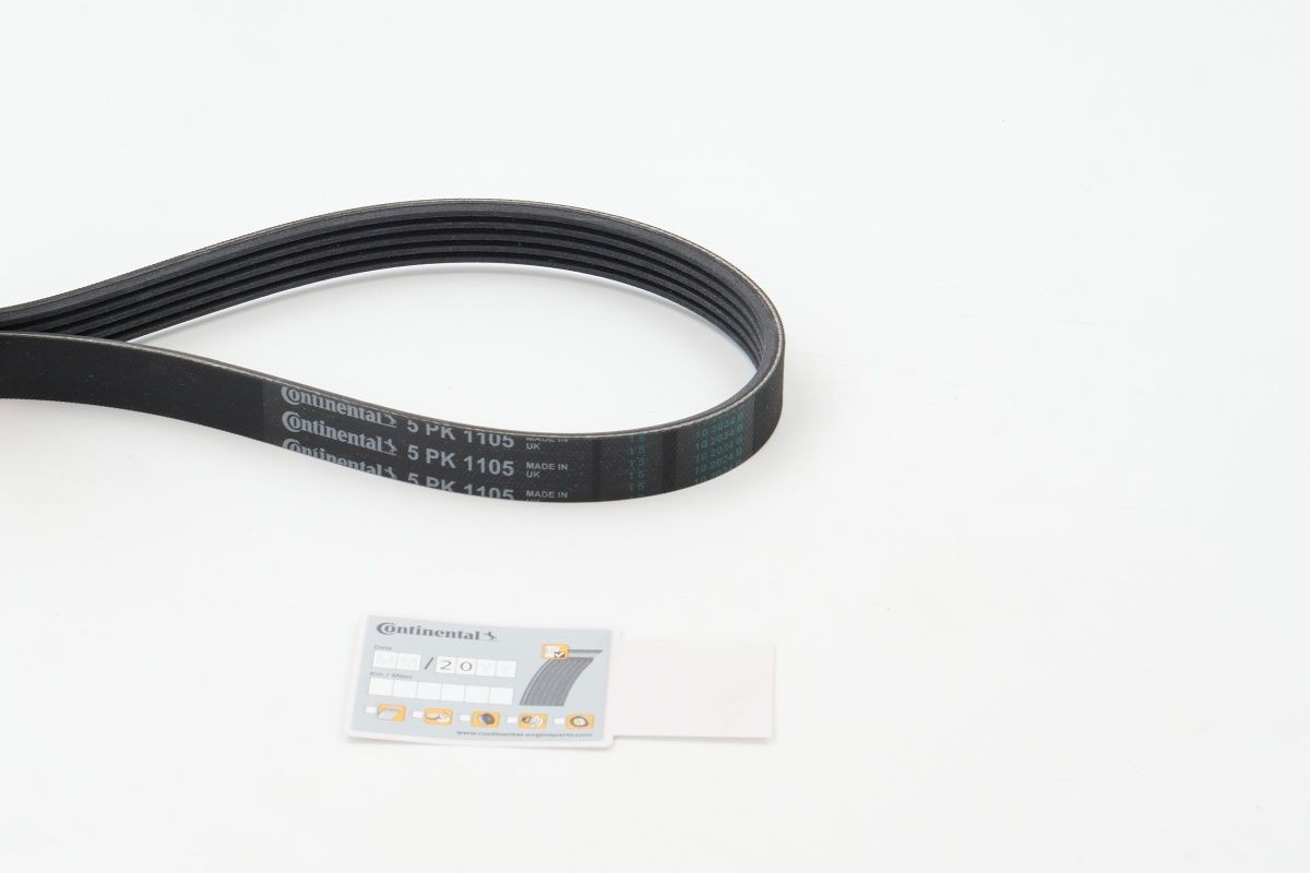 CONTITECH 5PK1105: Curea transmisie cu caneluri 1105mm, Numar nervuri: 5