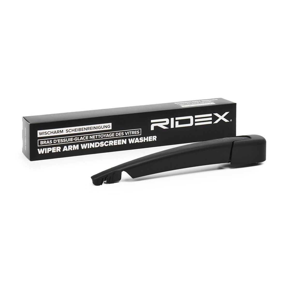 RIDEX 301W0353: Bras d'essuie-glace arrière, avec cache