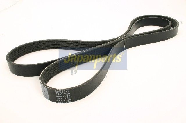 JAPANPARTS DV-6PK1740: Curea transmisie cu caneluri 1740mm, Numar nervuri: 6