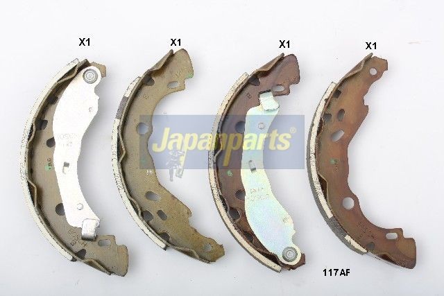 JAPANPARTS GF-117AF: Juego de zapatas de frenos Eje trasero, 200mm
