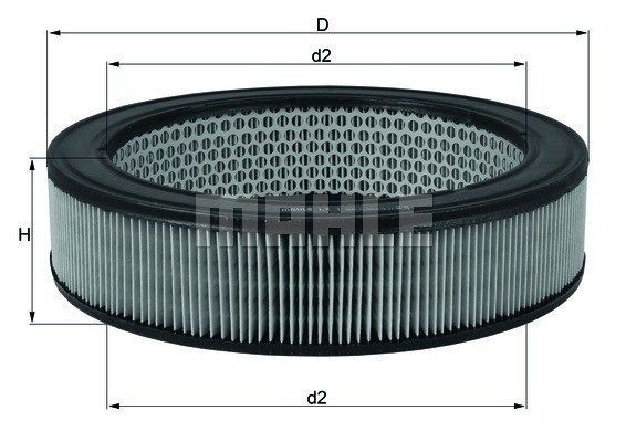 MAGNETI MARELLI 154076538350: Luchtfilter