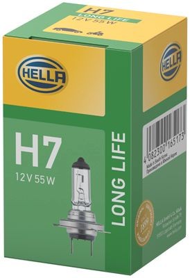 HELLA 8GH 007 157-201 Abblendlicht-Glühlampe LONG LIFE UP TO 3x LONGER LIFETIME