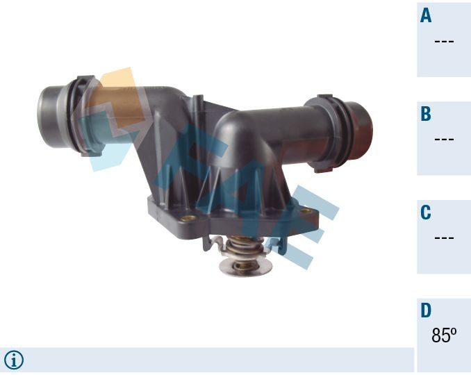 FAE 5351585: Thermostat d'eau 85°C, avec joints