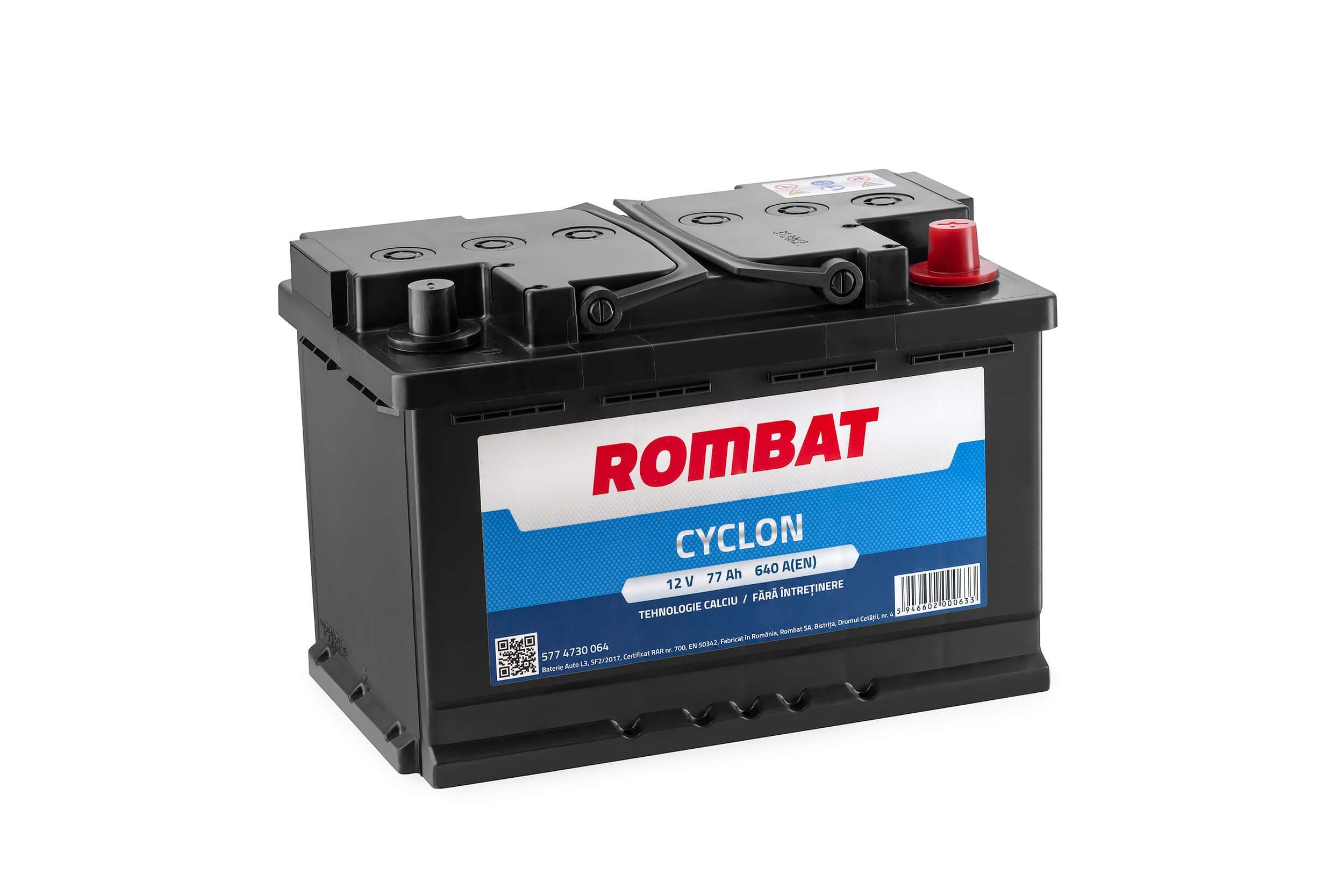 ROMBAT 577 4730 064: Starterio akumuliatorius CYCLON