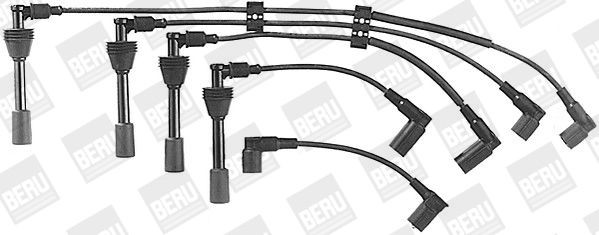 BERU ZE586: Kit cavi candele 257mm
