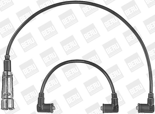 BERU ZE590: Kit cavi candele 555mm