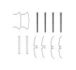 Comprar Kit de acessórios, pastilhas de travão BOSCH 1 987 474 018